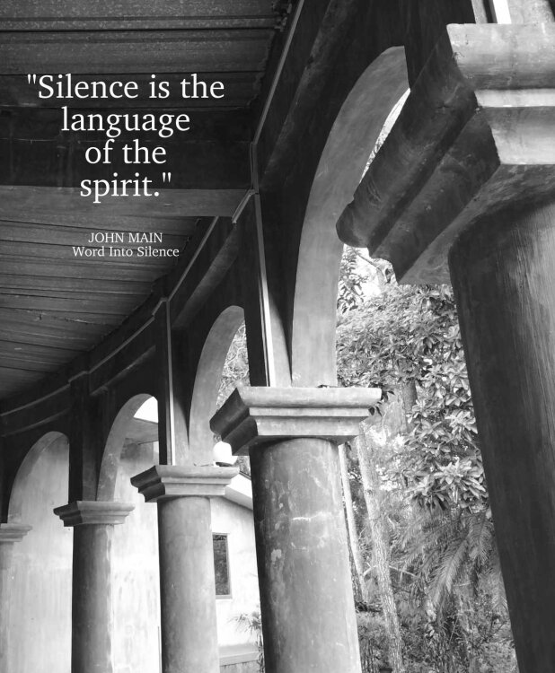 John Main says silence is the language of the spirit.