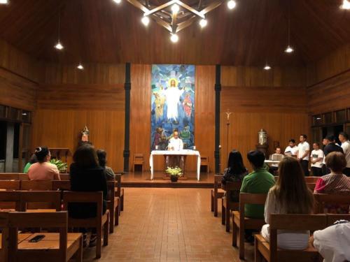 Mass at the old chapel